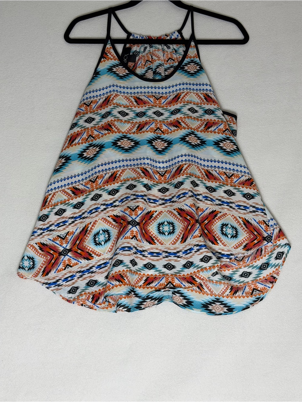 BCX multi color Aztec Halter Top
